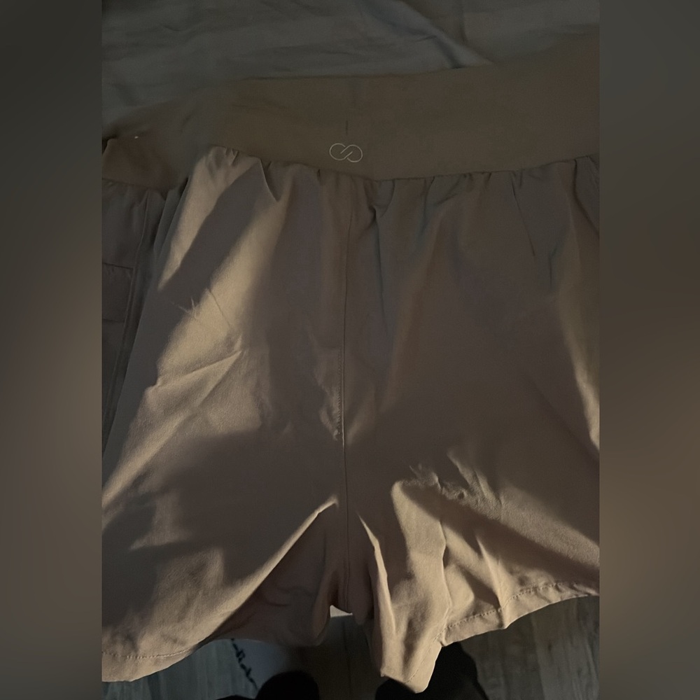 CALIA by Carrie Underwood Women's Athletic Shorts in Tan